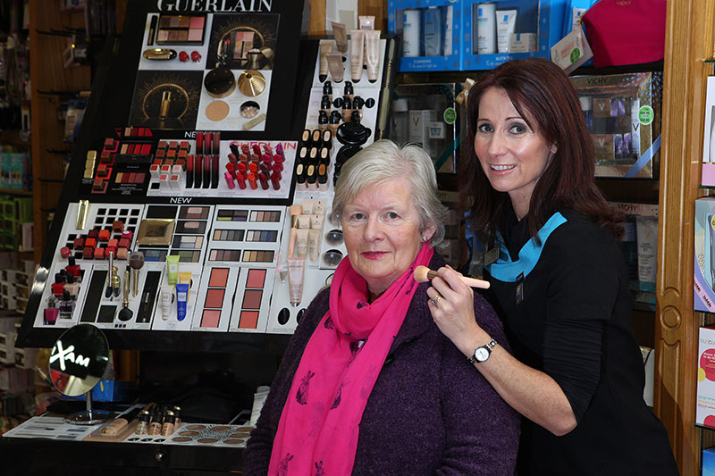 Products in store at Lynch's Pharmacy